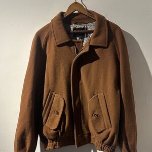 Vintage Men's Brown Wool Jacket